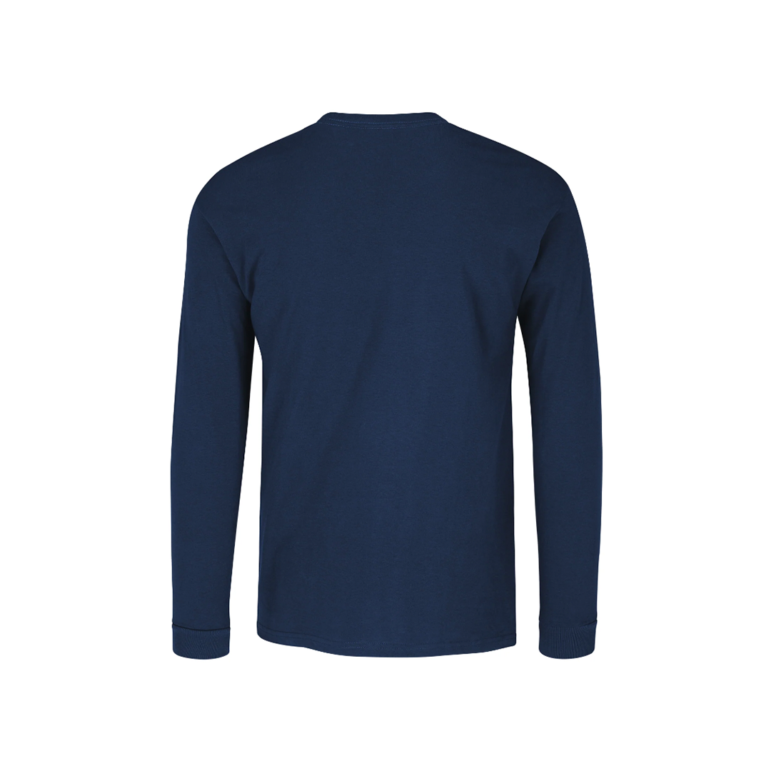 PLAYERA CUELLO REDONDO MANGA LARGA CABALLERO