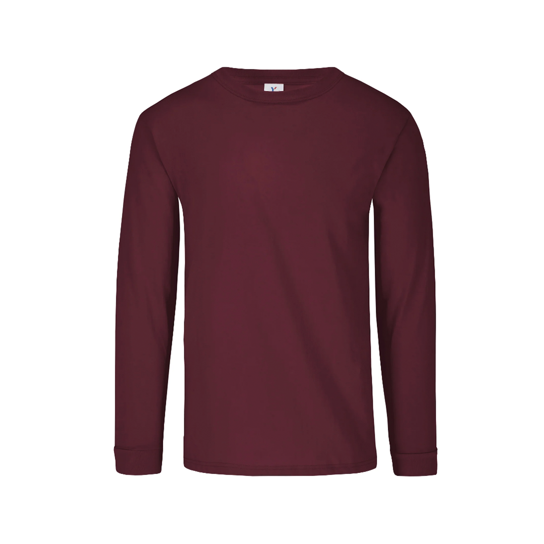 PLAYERA CUELLO REDONDO MANGA LARGA CABALLERO