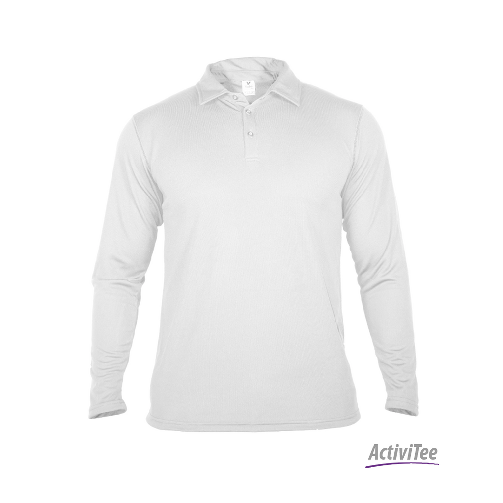 PLAYERA TIPO POLO MANGA LARGA CABALLERO