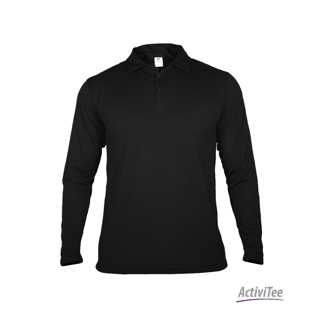 PLAYERA TIPO POLO MANGA LARGA CABALLERO