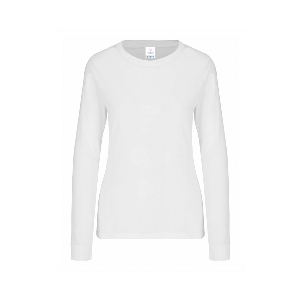 PLAYERA MANGA LARGA 100% ALGODÓN DAMA