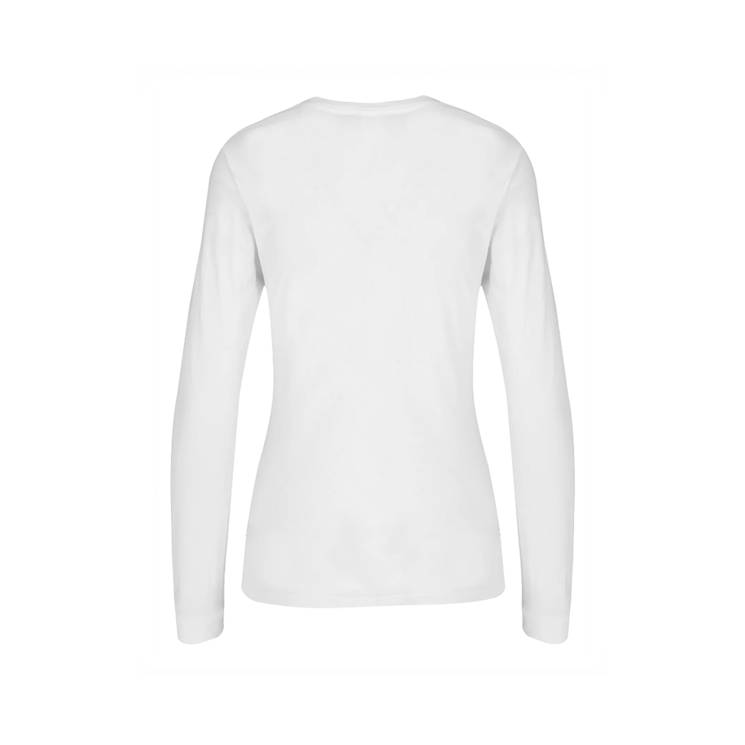 PLAYERA MANGA LARGA 100% ALGODÓN DAMA