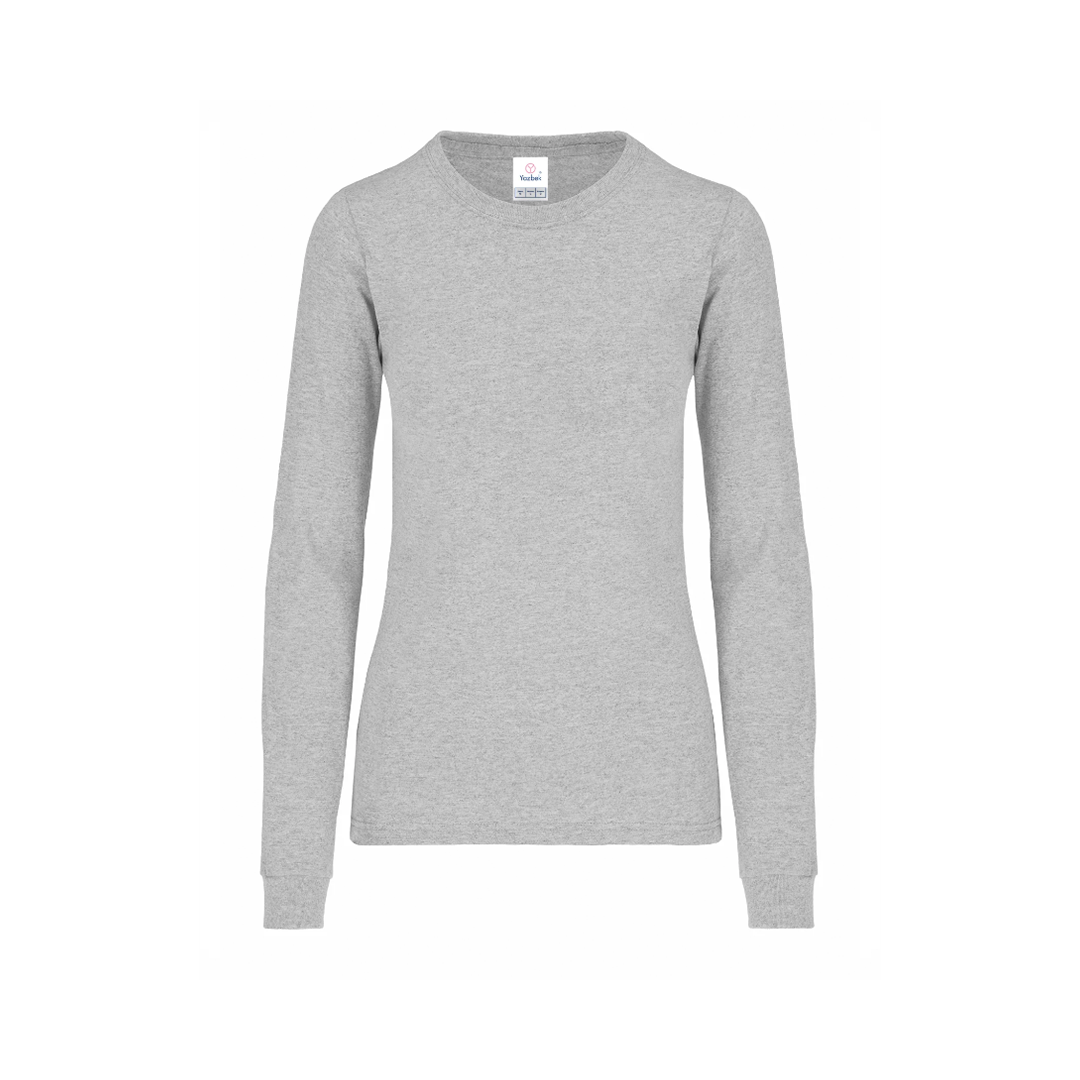 PLAYERA MANGA LARGA 100% ALGODÓN DAMA