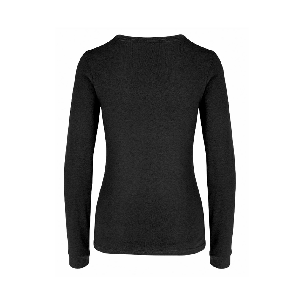 PLAYERA MANGA LARGA 100% ALGODÓN DAMA