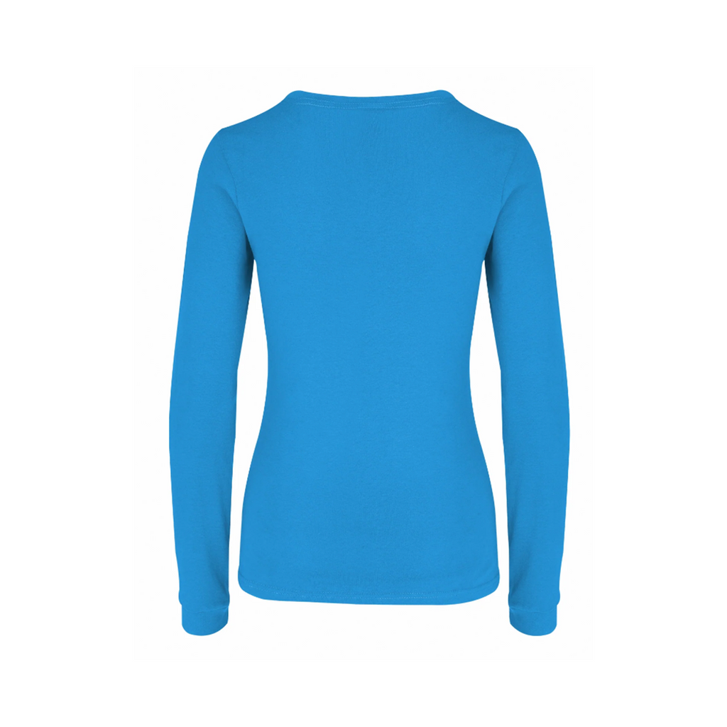 PLAYERA MANGA LARGA 100% ALGODÓN DAMA